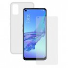 Contact Pack Funda Transparente + Protector Cristal Templado para Oppo A53s