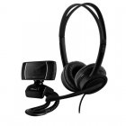 Trust Doba Combo Webcam 720P + Auscultadores USB com Microfone