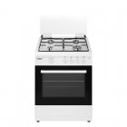 Corberó CCSF60420BW Cocina de Gas Butano 4 Zonas  + Horno Blanco