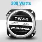 Pyramid TW44 Altavoz para Coche con Membrana de Titanio 300W Alto SPL
