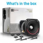 Pyramid TW44 Altavoz para Coche con Membrana de Titanio 300W Alto SPL