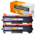 Tóners Compatibles con Brother TN2420/TN2410 Negro Pack 2