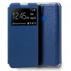 Cool Funda Flip Cover Liso Azul para Xiaomi Redmi 9C