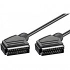 Goobay Cable Euroconector/Scart Macho a Macho 2m Negro Goobay Cable Euroconector/Scart Macho a Macho 2m Negro