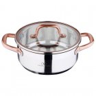Bergner Infinity Chefs Cacerola con Tapa Acero Inoxidable 20x8cm