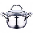 Bergner Gourmet Cacerola con Tapa 5.6L 24x13.5cm Acero Inoxidable