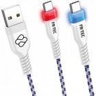FR-TEC Cabo USB-C com LED para Comando PS5 3m