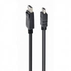 Gembird Cable DisplayPort a HDMI Macho/Macho 1.8m Negro