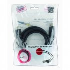 Gembird Cable DisplayPort a HDMI Macho/Macho 1.8m Negro