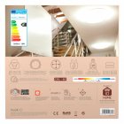 Muvit iO Lámpara de Techo WiFi Blanco + CCT 18W