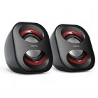 Hama Colunas Sonic Mobil 183 2.0 USB Pretas