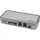 StarTech SV211KDVIEU Switch KVM de Puertos USB 2.0 y DVI Blanco