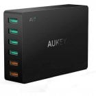 Aukey Cargador de Carga Rápida 3.0 6 Puertos USB Aukey Cargador de Carga Rápida 3.0 6 Puertos USB