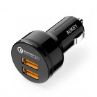 Aukey CC-T8 Cargador para Coche Dos Puertos 36W