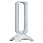 Mars Gaming MHHX Suporte para Auscultadores Gaming RGB Flow + HUB 2x USB 2.0 Branco