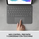 Logitech Folio Touch Capa com Teclado Grafite para iPad Pro 11" 1/2 /3/4 Gen