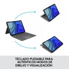 Logitech Folio Touch Capa com Teclado Grafite para iPad Pro 11" 1/2 /3/4 Gen