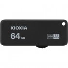 kioxia U365 Unidade USB 64GB USB 3.0 Preta