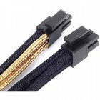SilverStone PP07-EPS8BG Cable Extensor de Alimentación EPS 8 Pin a EPS/ATX 4+4 Pin 30cm Negro/Oro