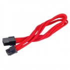 SilverStone PP07-IDE6R Cable Extensor de Alimentación 6 Pin a PCI-E 6 Pin Macho/Hembra 25cm Rojo
