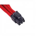 SilverStone PP07-IDE6R Cable Extensor de Alimentación 6 Pin a PCI-E 6 Pin Macho/Hembra 25cm Rojo