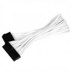 SilverStone PP07-MBW Cable Extensor de Alimentación 24 Pin Macho/Hembra 30cm Blanco SilverStone PP07-MBW Cable Extensor de Alimentación 24 Pin Macho/Hembra 30cm Blanco