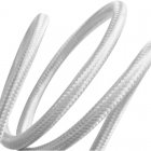 SilverStone CPU06S-500 Cable Nylon USB-C a USB-A Macho/Hembra 0.5m Plata