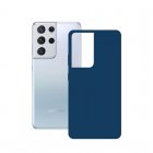 Mobile Tech Funda Silk Azul para Samsung Galaxy S21 Ultra 5G