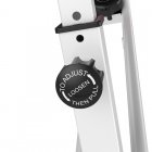 HomCom Bicicleta Estática Plegable Rosa