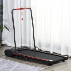 HomCom Cinta de Correr Plegable Negra/Roja