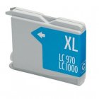 Inkpro Cartucho de Tinta Compatible con Brother LC970XL/1000XL Cian