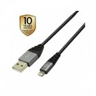 Muvit Tiger Cable USB Lightning MFI 2,4A 1,2m Gris