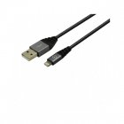 Muvit Tiger Cable USB Lightning MFI 2,4A 1,2m Gris