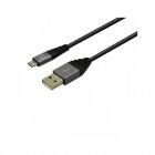 Muvit Tiger Cable Micro USB 2,4A 1,2m Gris