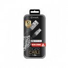 Muvit Tiger Cable Micro USB 2,4A 1,2m Gris