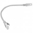 Lanberg Pack de 10 Cables de Red RJ45 UTP Cat.5e 25cm Gris