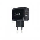 TooQ TQWC-1S02 Cargador de Pared 2xUSB 5V 3.4A 17W Negro