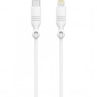 Just Green Cable Ecológico Ligthning a USB-C Macho/Macho 1.2m Blanco