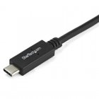 StarTech Cable Adaptador USB-C a DVI Compatible con Thunderbolt 3 2m Negro