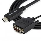StarTech Cable Adaptador USB-C a DVI Compatible con Thunderbolt 3 2m Negro