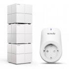 Tenda Pack Nova MW6 Sistema WiFi Mesh Dual Band Gigabit Pack 3 Unidades + Beli SP3 Enchufe Inteligente Wi-Fi