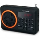 Metronic Radio FM MP3 Portátil USB/Micro SD Negra/Naranja