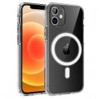 Cool Carcasa Magnética Transparente para iPhone 12 Mini