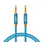 Cool Cable Nylon Jack 3.5 mm Azul Celeste 1m Cool Cable Nylon Jack 3.5 mm Azul Celeste 1m
