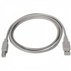 Aisens Cable para Impresora USB-A 2.0 a USB-B Macho/Macho 1m Gris