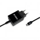 Subblim Cargador de Pared USB 2.4A + Cable USB-C Negro