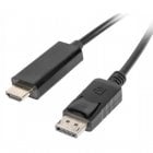 Lanberg Cable DisplayPort V1.1 a HDMI Macho/Macho 3m Negro Lanberg Cable DisplayPort V1.1 a HDMI Macho/Macho 3m Negro