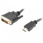 Lanberg Cable HDMI 4K a DVI-D Macho/Macho 1.8m Negro Lanberg Cable HDMI 4K a DVI-D Macho/Macho 1.8m Negro