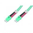Digitus Cable de Conexión de Fibra Óptica Dúplex LC OM3 2m Turquesa Digitus Cable de Conexión de Fibra Óptica Dúplex LC OM3 2m Turquesa