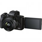 Canon M50 Mark II 24.1MP WiFi Negra + Objetivo 15-45mm F3.5-6.3 IS STM